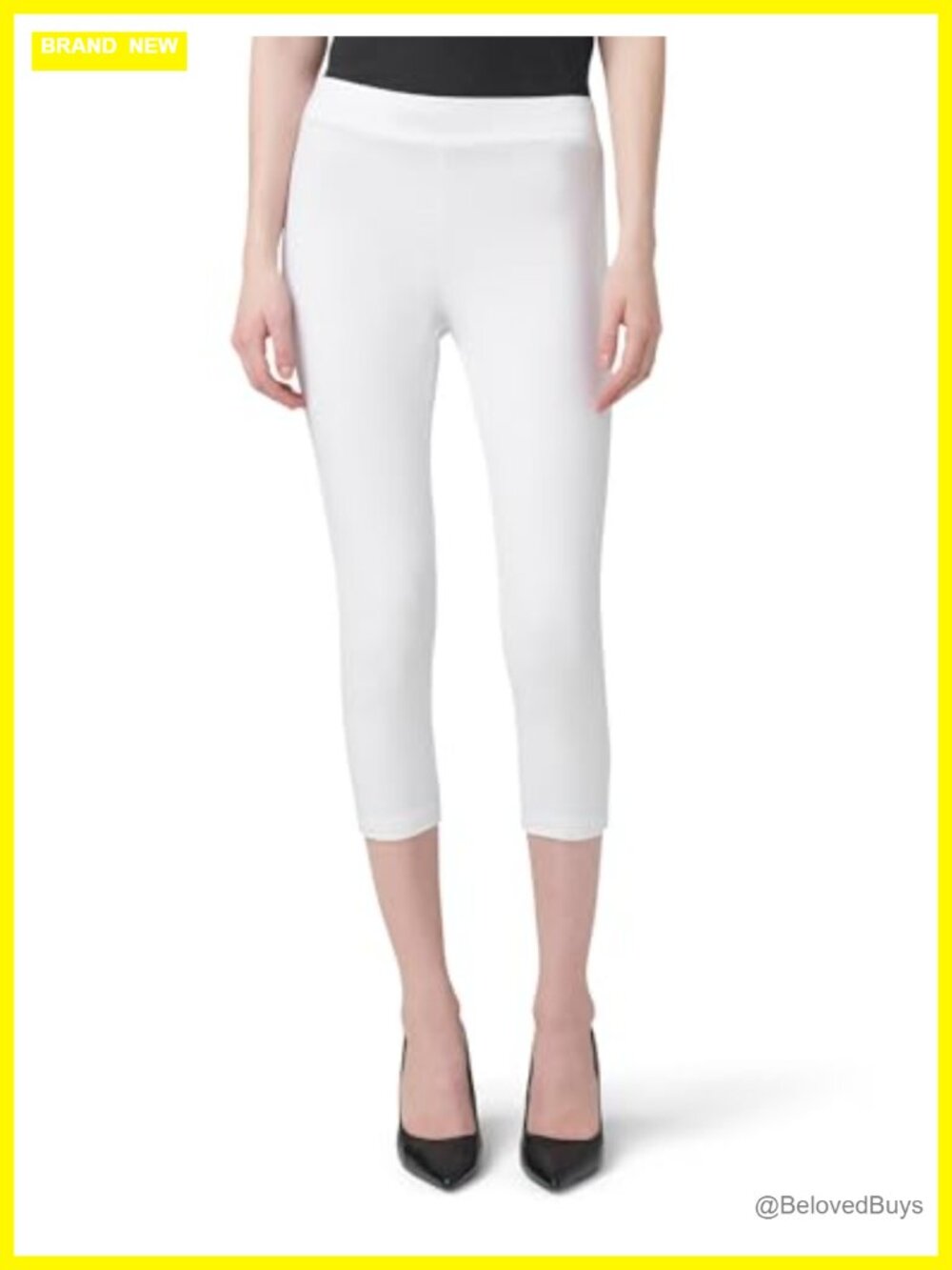 Wide Waistband Blackout Cotton Leggings Pull-On Mid Rise 28 Inseam